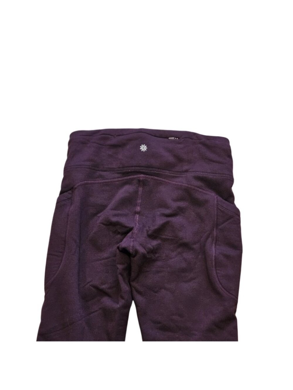 Athleta Altitude Stash Polartec Powerstretch Plum Leggings Womens Small - Picture 4 of 4